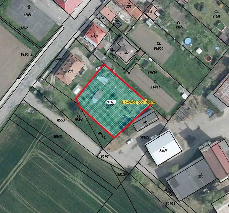 Prodej komerčního pozemku 1173 m²